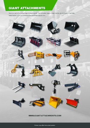 Chargeuses sur pneus Giant D 337 T