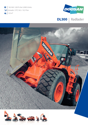 Chargeuses sur pneus Doosan DL 300