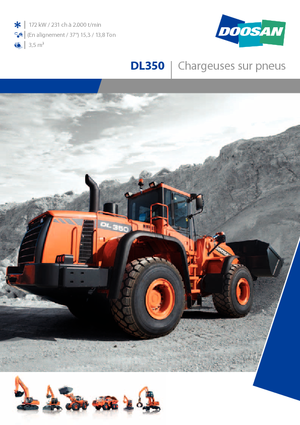 Chargeuses sur pneus Doosan DL 350