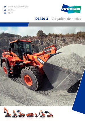 Chargeuses sur pneus Doosan DL450-3