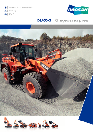 Chargeuses sur pneus Doosan DL450-3