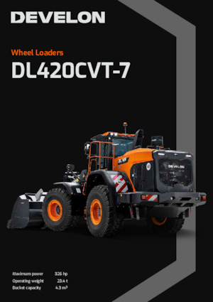 Chargeuses sur pneus Develon DL420 CVT-7