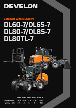 Chargeuses sur pneus Develon DL80TL-7