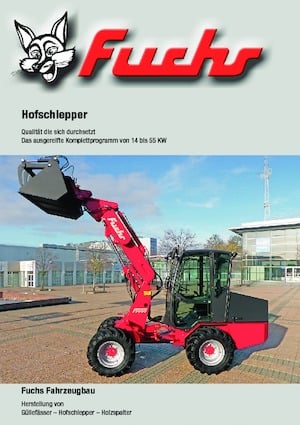 Valet de ferme Fuchs Yard loaders F 1100