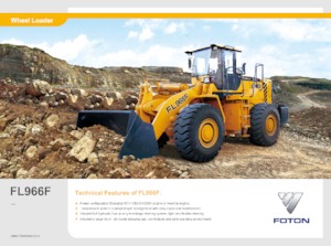 Chargeuses sur pneus Foton Lovol FL966F-II