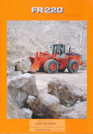 Chargeuses sur pneus Fiat-Hitachi FR 220