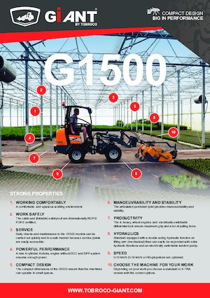 Chargeuses sur pneus Giant G1500