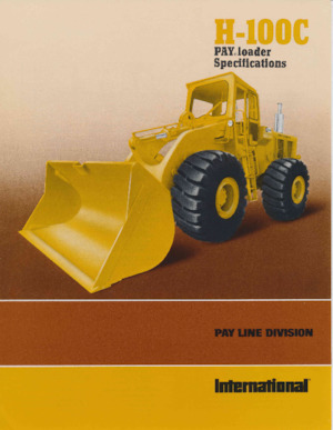 Chargeuses sur pneus International Harvester H-100C
