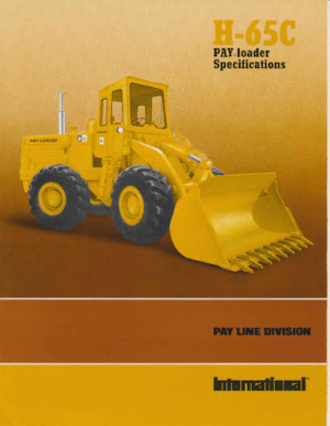 Chargeuses sur pneus International Harvester H-65C