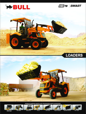 Chargeuses sur pneus Bull HD76