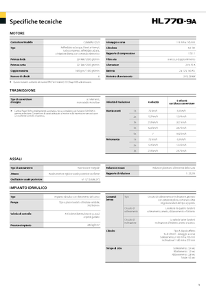 Chargeuses sur pneus Hyundai HL 770-9 A