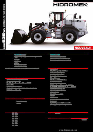 Chargeuses sur pneus Hidromek HMK 635 WL