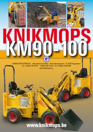 Chargeuses sur pneus Gebr. Geens KM100