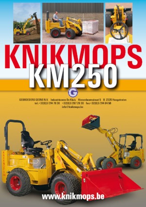 Chargeuses sur pneus Gebr. Geens KM250TE