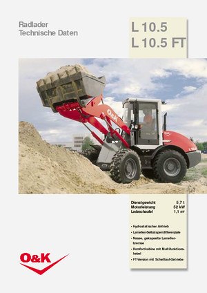 Chargeuses sur pneus O&K L 10.5 FT