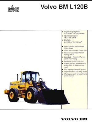 Chargeuses sur pneus Volvo L 120 B