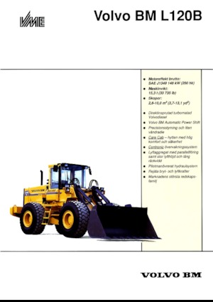 Chargeuses sur pneus Volvo L 120 B
