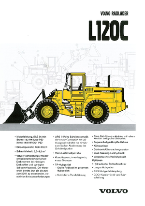 Chargeuses sur pneus Volvo L120C