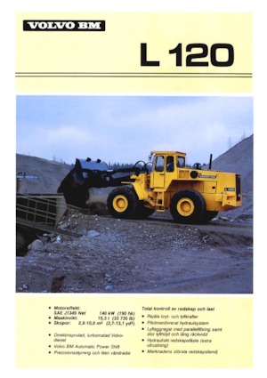 Chargeuses sur pneus Volvo L 120