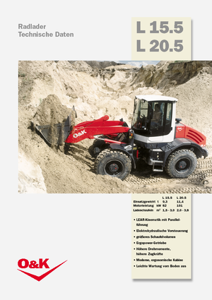 Chargeuses sur pneus O&K L 20.5