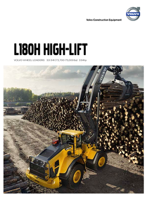 Chargeuses sur pneus Volvo L180H High-Lift