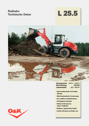 Chargeuses sur pneus O&K L 25.5