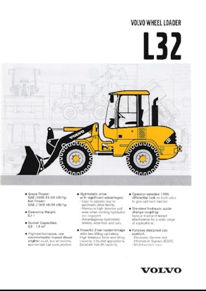Chargeuses sur pneus Volvo L 32