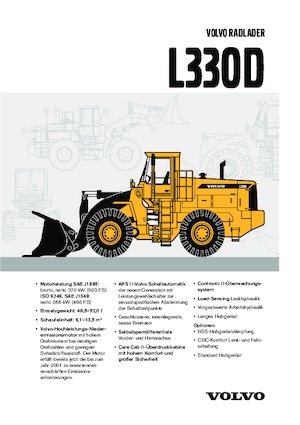 Chargeuses sur pneus Volvo L 330 D-LB