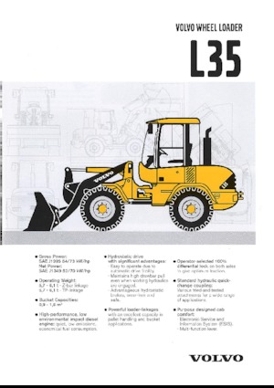 Chargeuses sur pneus Volvo L 35