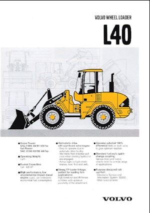 Chargeuses sur pneus Volvo L 40