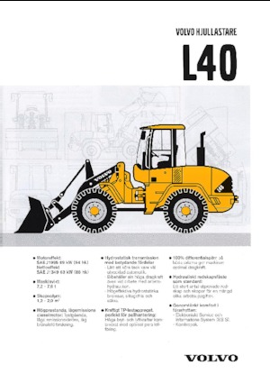 Chargeuses sur pneus Volvo L 40