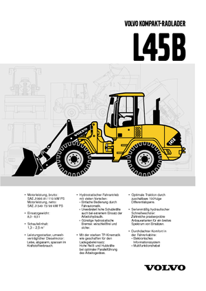 Chargeuses sur pneus Volvo L 45 BTP