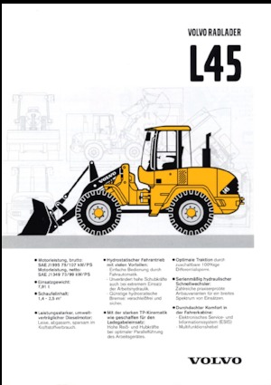 Chargeuses sur pneus Volvo L 45
