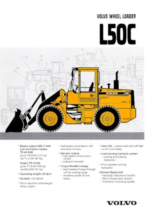 Chargeuses sur pneus Volvo L 50 C
