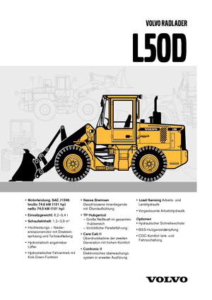 Chargeuses sur pneus Volvo L 50 D