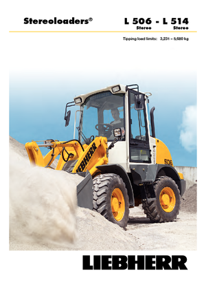 Chargeuses sur pneus Liebherr L 507 Stereo