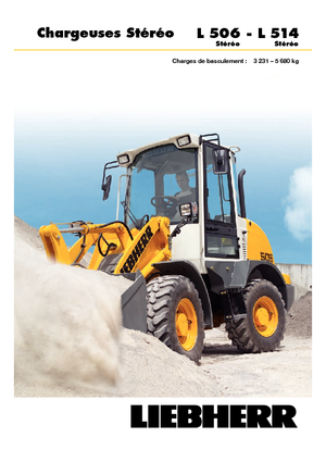 Chargeuses sur pneus Liebherr L 507 Stereo