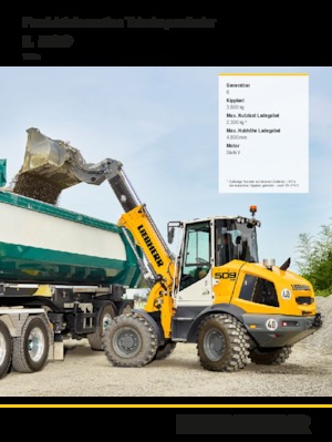 Chargeuses sur pneus Liebherr L 509 Tele