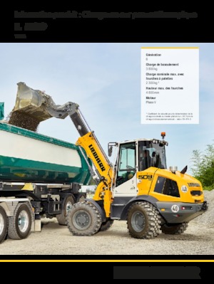 Chargeuses sur pneus Liebherr L 509 Tele