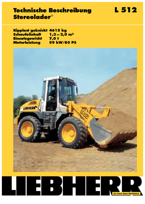 Chargeuses sur pneus Liebherr L 512 P-Stereo