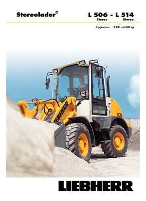 Chargeuses sur pneus Liebherr L 506 Stereo