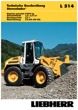 Chargeuses sur pneus Liebherr L 514 P-Stereo