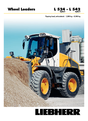 Chargeuses sur pneus Liebherr L 524 P 2 plus 1