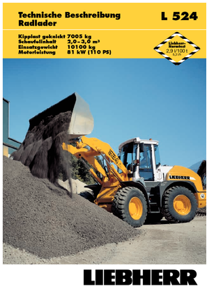 Chargeuses sur pneus Liebherr L 524 Z