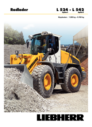 Chargeuses sur pneus Liebherr L 524 P