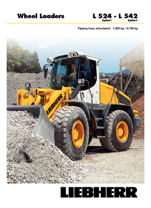 Chargeuses sur pneus Liebherr L 524 P