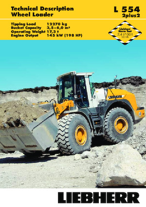 Chargeuses sur pneus Liebherr L 554 2+2