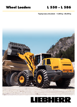 Chargeuses sur pneus Liebherr L 566