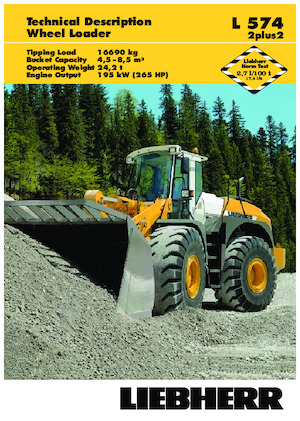 Chargeuses sur pneus Liebherr L 574 2+2