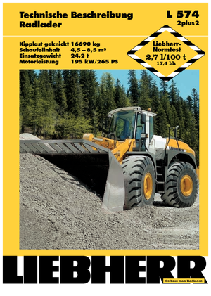 Chargeuses sur pneus Liebherr L 574